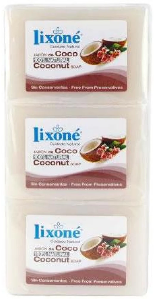 "Lixoné" kokosų muilas sausai odai 3x125g