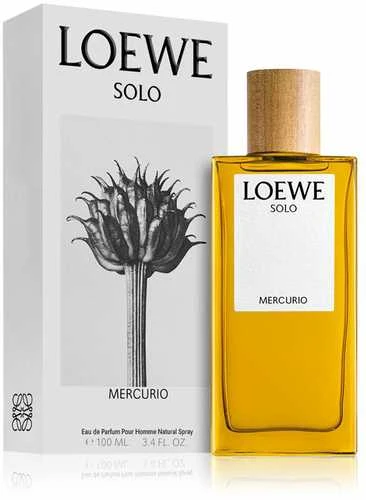 Loewe Solo Mercurio EDP parfumuotas vanduo vyrams, 100 ml