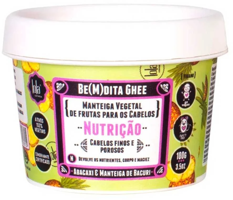 Lola Cosmetics Be(M)dita lydytas sviestas su ananasais ir bakuri sviestu, 100 g