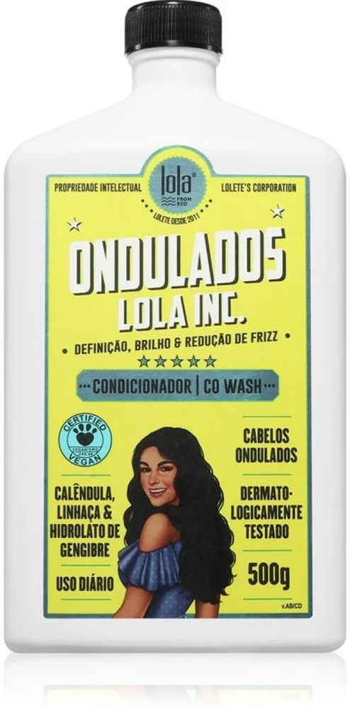 Lola From Rio Lola Cosmetics Ondulados Lola Inc. Co Wash Hair Conditioner valomasis kondicionierius banguotiems plaukams, 500 ml