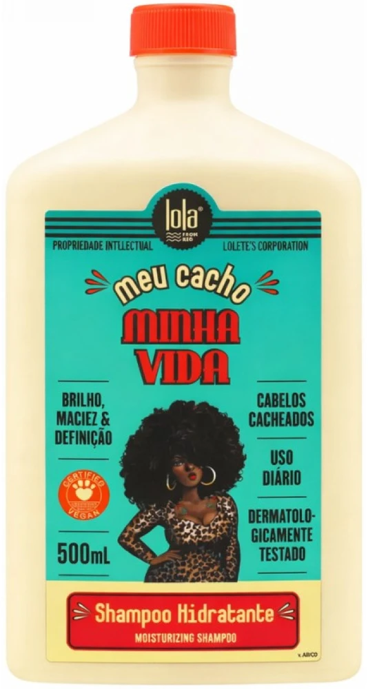 Lola Cosmetics Lola from Rio Meu Cacho Minha Vida Šampūnas Hidratante Moisturizing Šampūnas šampūnas garbanotiems plaukams, 500 ml