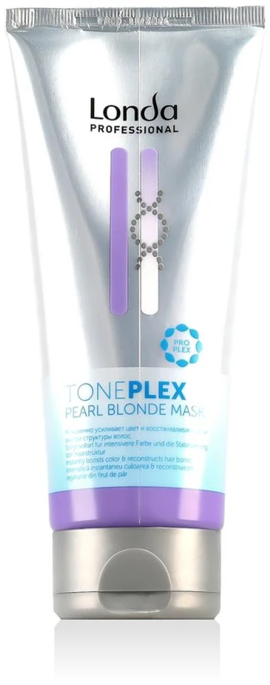 Londa Professional Tone Plex Pearl Skirtas šviesiems plaukams Mask Hair Mask plaukų kaukė, 200 ml