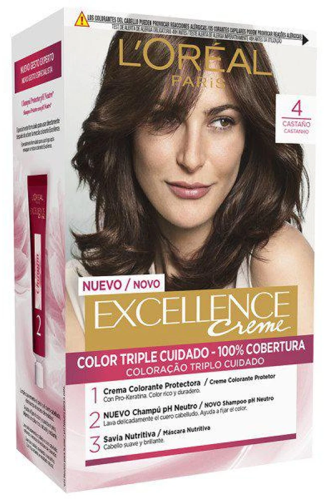 plaukų dažai L'oreal Professionnel Excellence Creme Colour 7,11-Intense Ash Skirtas šviesiems plaukams 192ml
