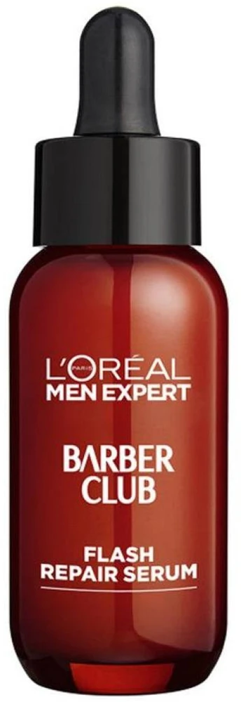 L'Oreal Paris Men Expert Barber Club Flash Repair Serum veido serumas po skutimosi vyrams, 30 ml