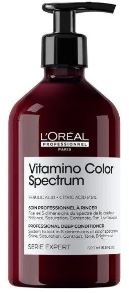 L'Oreal Professionnel Série Expert Vitamino Color Spectrum Professionnal Deep Conditioner kondicionierius dažytiems plaukams, 500 ml