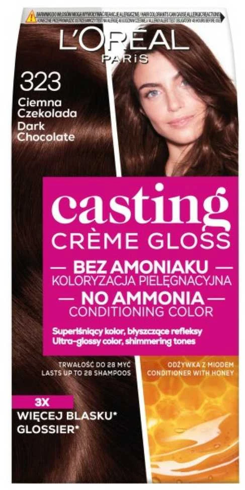 L'Oreal Casting Creme Gloss 323 pakuotė