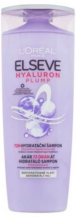 L'Oréal Paris Elseve Hyaluron Plump Moisture Šampūnas Šampūnas moterims, 400 ml