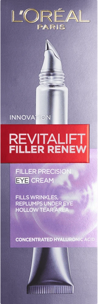 L'Oreal D/E REVITALIFT FILLER [HA] akių kremas 15ml 15MLT