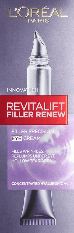 L'Oreal D/E REVITALIFT FILLER [HA] akių kremas 15ml 15MLT