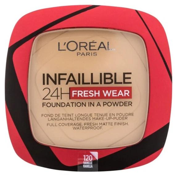 „L'Oréal Paris Infaillible 24H Fresh Wear Foundation In A Powder Makeup“ moterims, 9 g