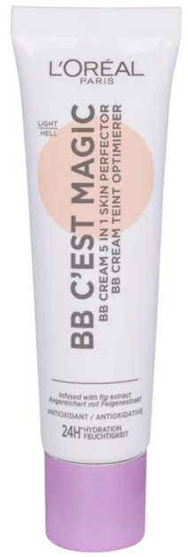 L'Oréal Paris Magic BB 5in1 Transforming Skin Perfector BB Kreminis moterims, 30 ml