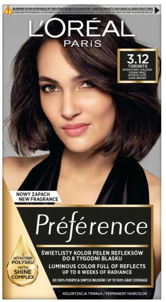 L'Oreal Paris Preference 3.12 dažų pakuotė