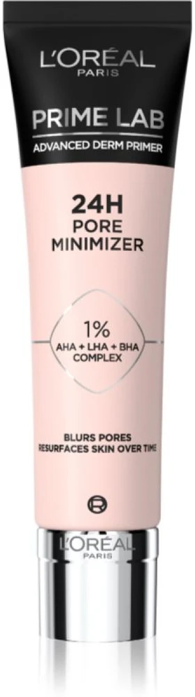 L'Oréal Paris Prime Lab 24H Pore Minimizer Makeup Primer poras sutraukianti makiažo bazė, 30 ml