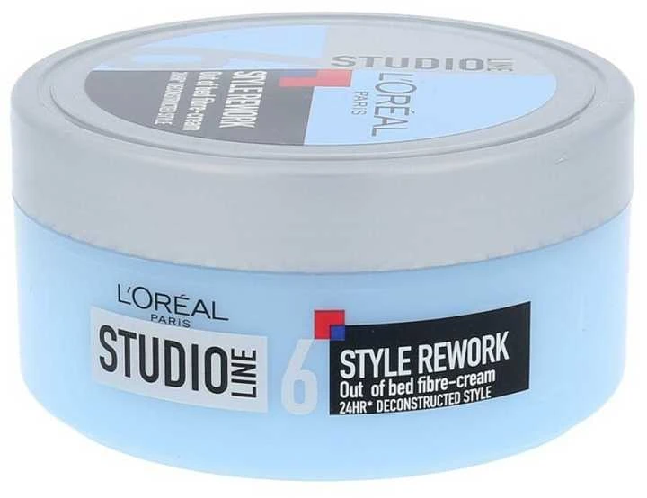 L'Oréal Paris Studio Line Style Rework Out Of Bed Fiber kreminis plaukų želė moterims, 150 ml