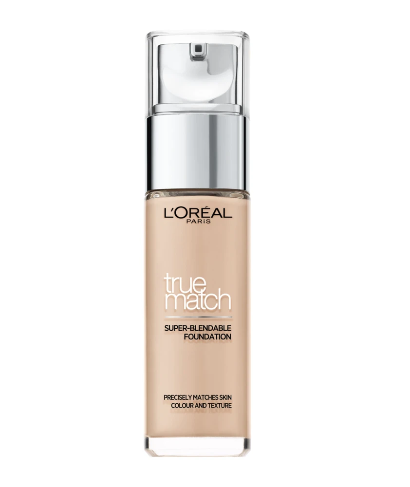 L’Oréal Paris True Match True Matcoolh Founeutraldationeutral 1.cool Rose Ivory Buteliukas su pompa Skystis 30 ml