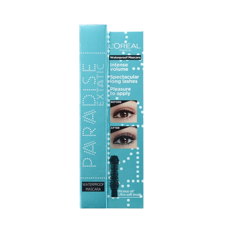 Vandeniui atsparus blakstienų tušas L'oreal Paradise Extatic 6ml Juodas
