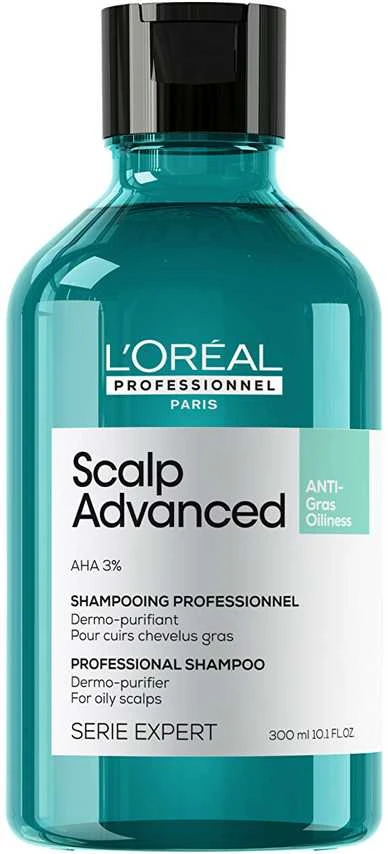 Valomasis šampūnas riebiems plaukams L‘oreal Professionnel Scalp Advanced Anti - Oiliness 500ml