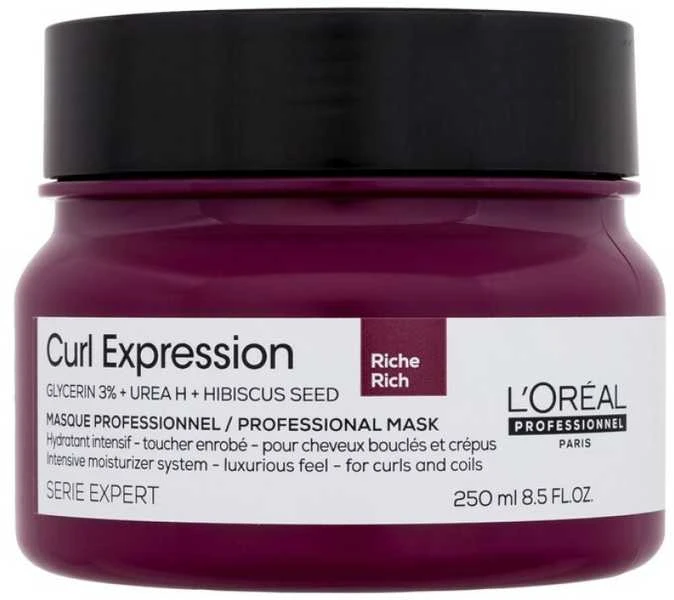 Kaukė garbanotiems plaukams L'oreal Professionnel Curl Expression Intensive ​Moisturizer Rich Mask 250ml