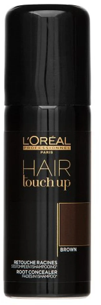Purškiami dažai ataugusioms plaukų šaknims maskuoti L'oreal Professionnel Hair Touch Up, ruda spalva,  75 ml
