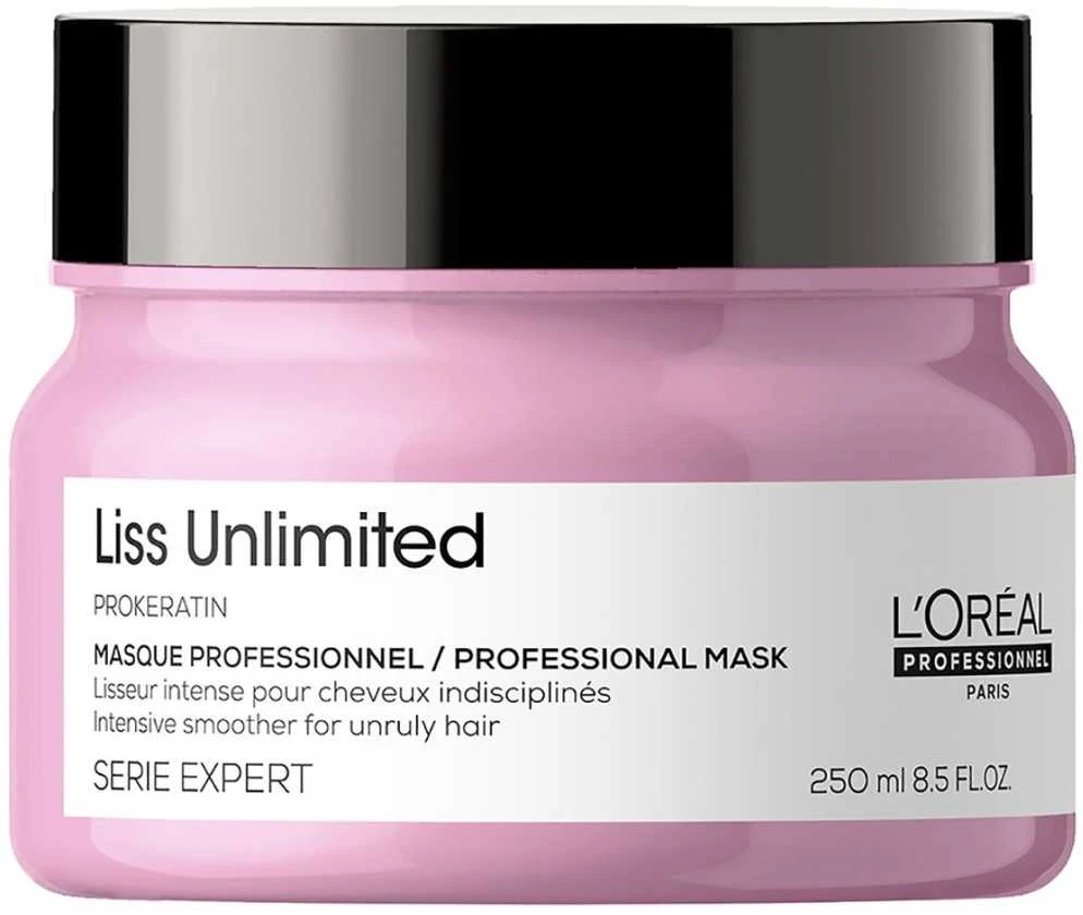 L'Oreal Professionnel Serie Expert Liss Unlimited plaukų kaukė „Kreminis“ glotninimui, 250 ml