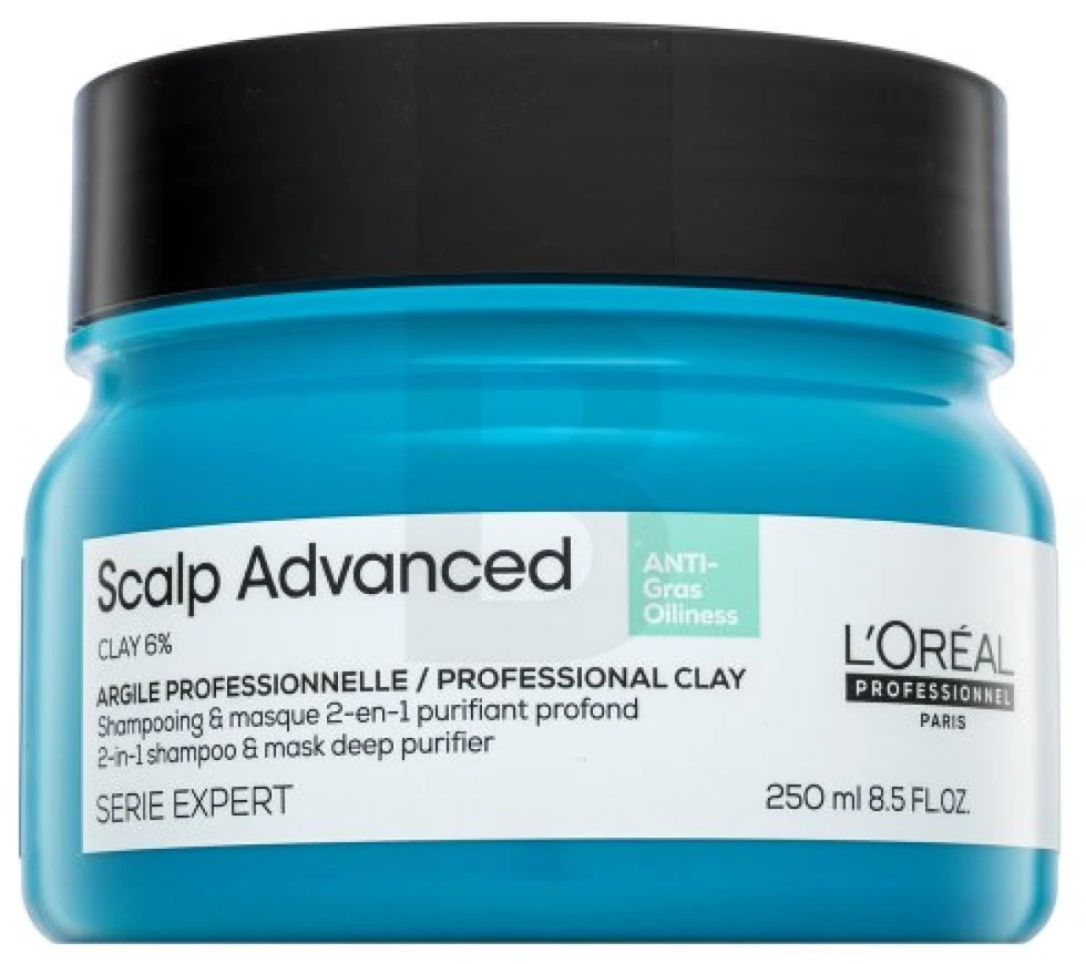 L'oreal Professionnel Scalp Advanced Purifying šampūnas ir kaukė 2 viename 250 ml