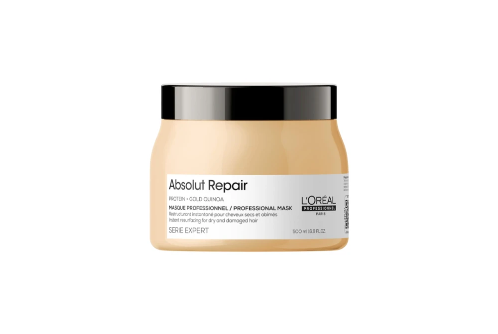 L'Oréal Professionnel Série Expert Absolut Repair Gold Quinoa + Protein Masque plaukų kaukė, 500 ml