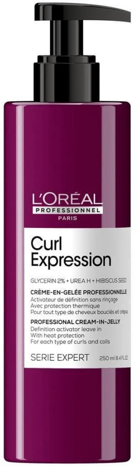 Apsauginis kremas nuo karščio L'oreal Professionnel Curl Expression Kreminis-In-Jelly​ Definition Activator 250ml