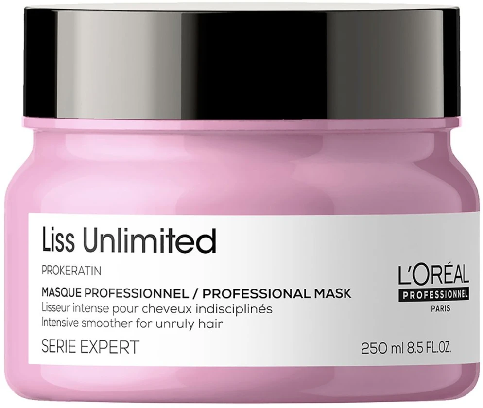 L'Oreal Professionnel Serie Expert Liss Unlimited plaukų kaukė „Kreminis“ glotninimui, 250 ml