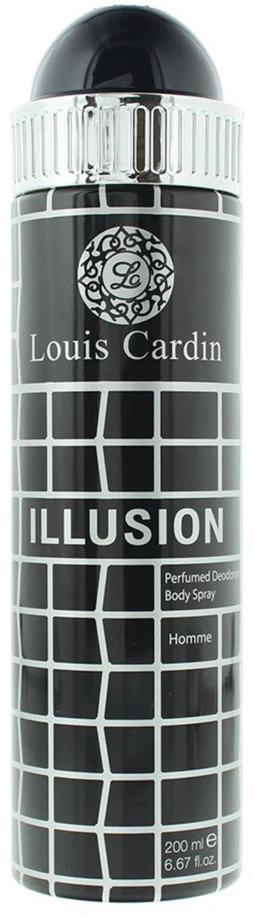 Louis Cardin Illusion Dezodorantas Purškiklis For Men, 200 ml