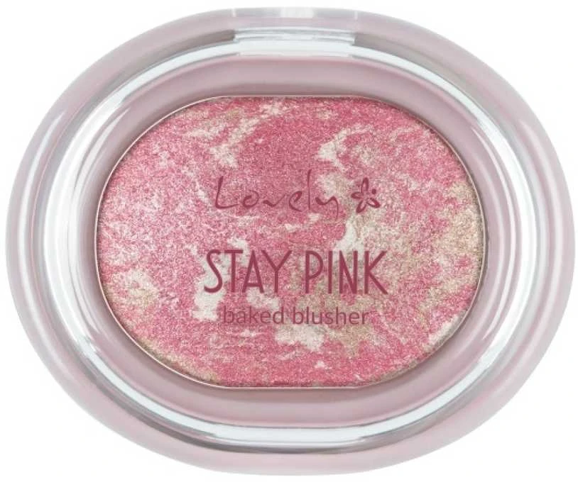 Lovely Stay Rožinė Baked Blusher Rožinė, 3.5 g