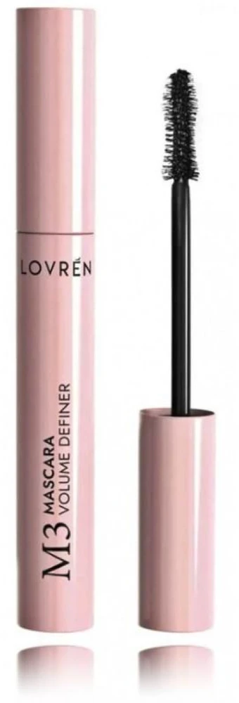 Lovren M3 Volume Definer Blakstienų tušas apimties suteikiantis blakstienų tušas, atspalvis: Juodas, 10 ml