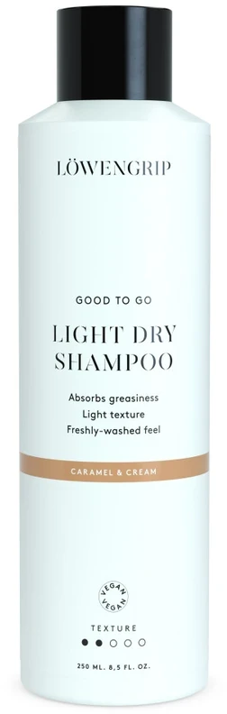 Löwengrip Good To Go Light Caramel & Kreminis sausas šampūnas, 250 ml