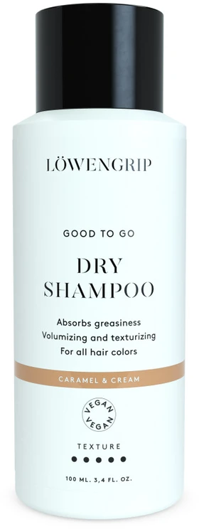 Löwengrip Good To Go Sausas šampūnas Caramel & Kreminis sausas šampūnas, 100 ml