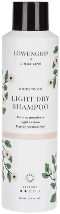 Löwengrip Pretty Peach X Linda Ling Good To Go Light Sausas šampūnas ;engvas sausas šampūnas, 250 ml