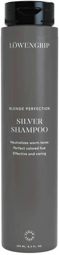 Löwengrip Skirtas šviesiems plaukams Perfection Sidabrinis Šampūnas maitinantis, geltonus atspalvius neutralizuojantis šampūnas, 250 ml