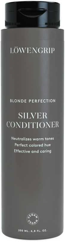 Löwengrip Skirtas šviesiems plaukams Perfection Sidabrinis Conditioner maitinantis, geltonus atspalvius neutralizuojantis kondicionierius, 200 ml