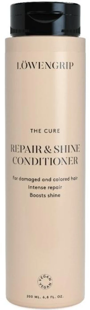 Löwengrip The Cure Repair & Shine Conditioner atkuriamasis kondicionierius pažeistiems plaukams, 200 ml