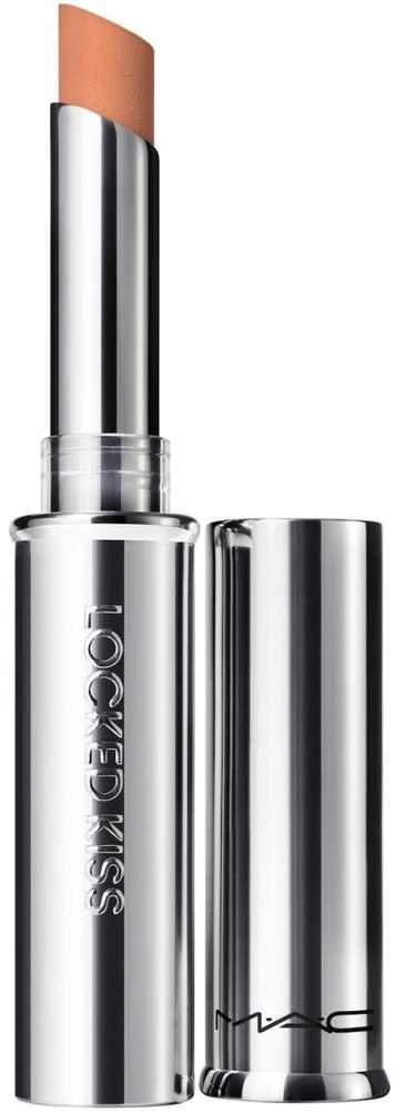 MAC Locked Kiss 24hr Lipstick ilgai išliekantys lūpų dažai, atspalvis: Teaser, 1.8 g