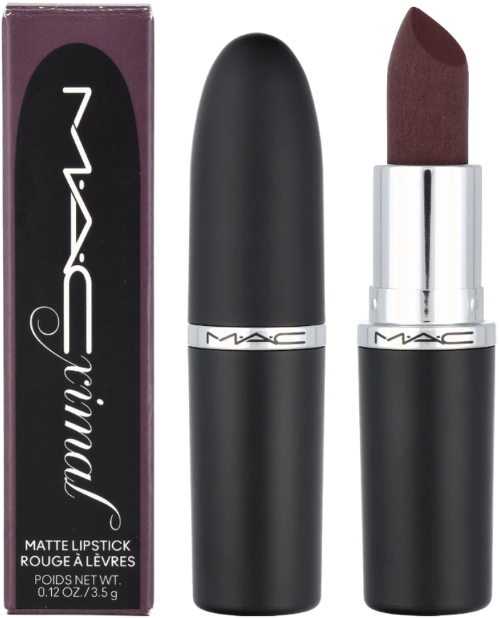 Lūpų dažai MAC M·A·Cximal Silky Matte Lipstick, spalva: Smoked Purple, 3,5 g