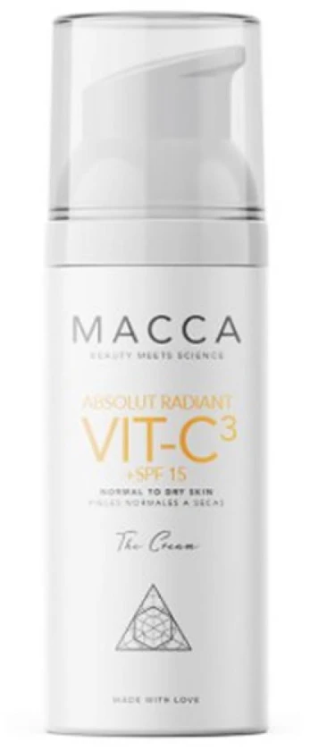 „Macca Absolut Radiant Vit-C3“ kremas su SPF15 50 ml