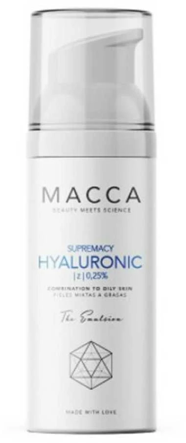 "Macca Supremacy" hialurono 0,25% emulsija 50ml