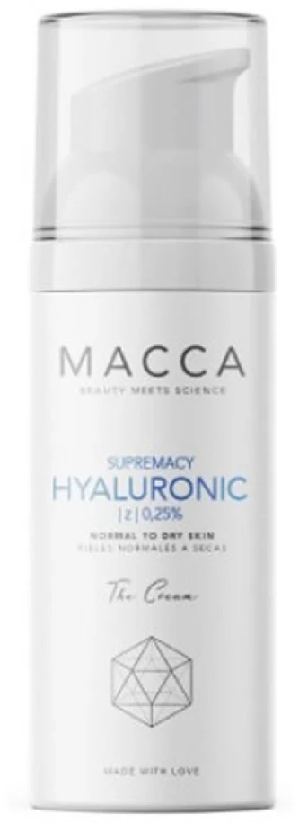 "Macca Supremacy" hialuronas 0,25% kremas 50ml