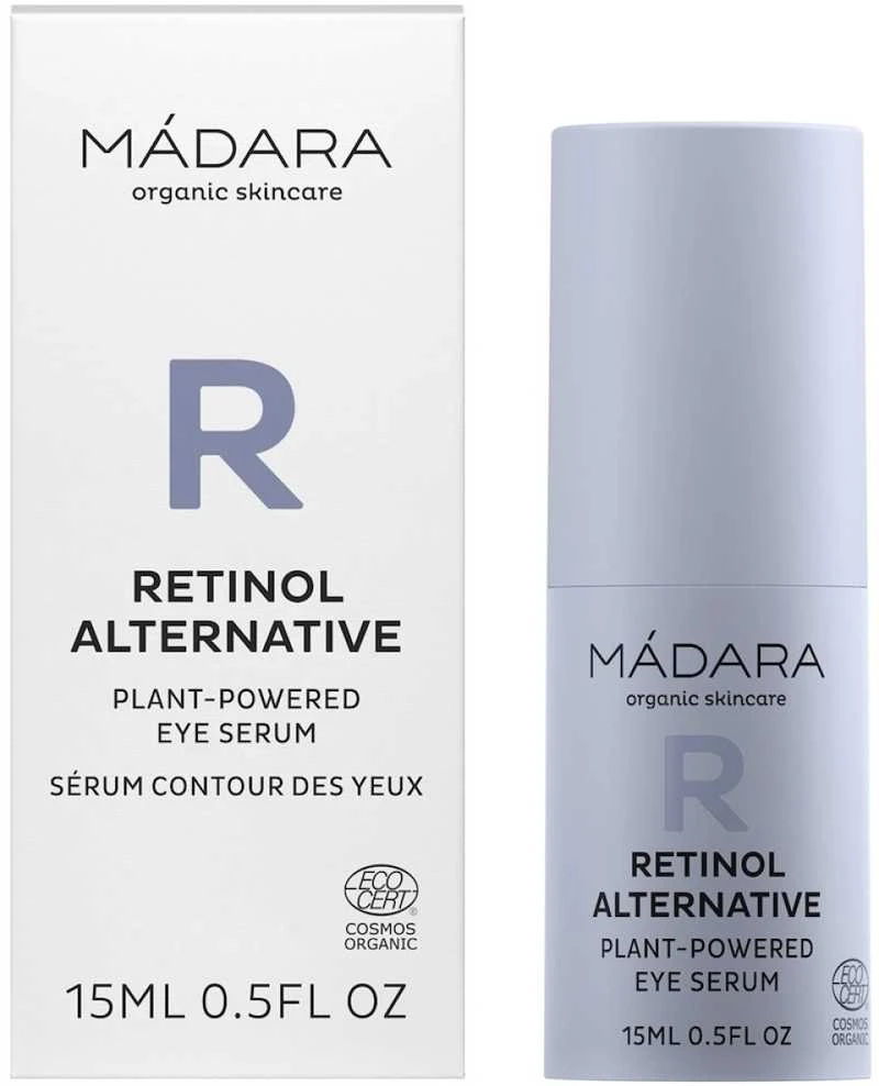 MÁDARA Retinol Alternative Plant-Powered Eye Serum paakių serumas, 15 ml