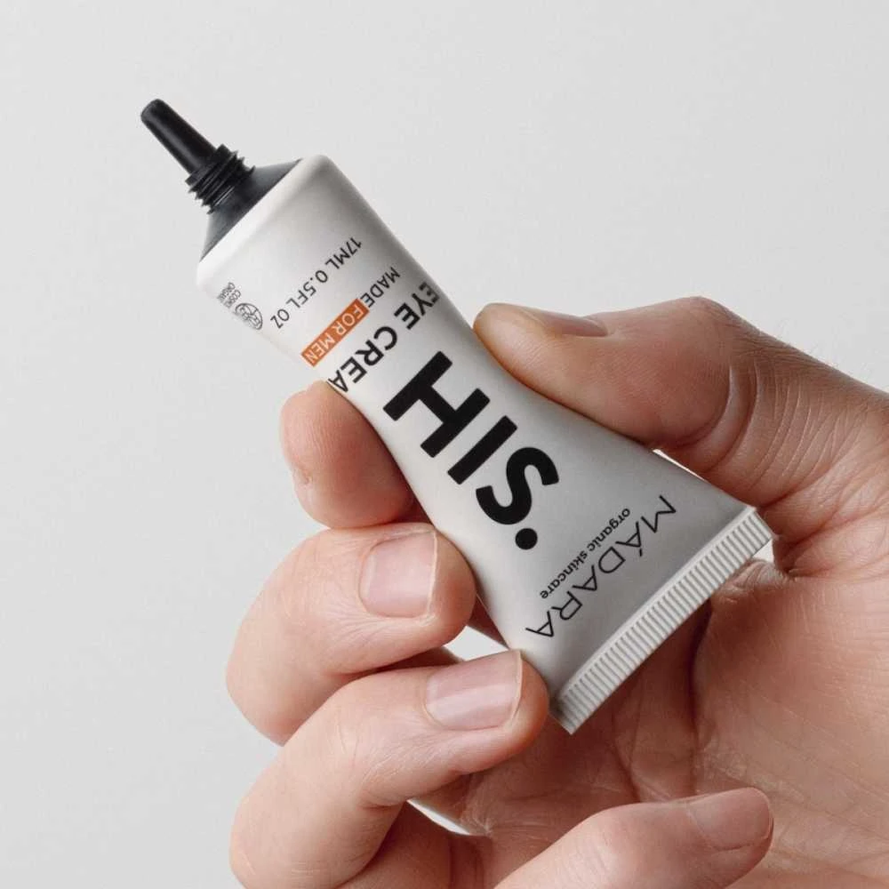 MÁDARA HIS. Paakių kremas For Men paakių kremas vyrams su kofeinu, 17 ml
