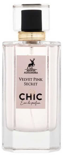 Maison Alhambra Chic Velvet Rožinė Secret EDP parfumuotas vanduo moterims, 100 ml