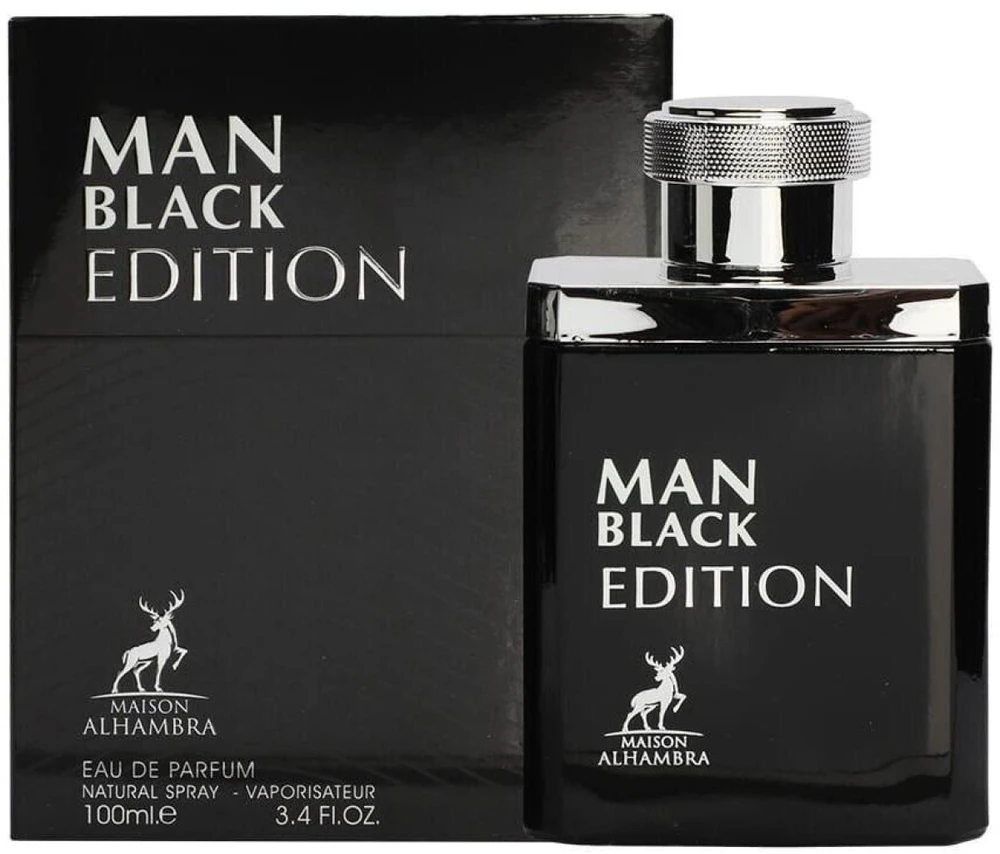 Maison Alhambra Man Juodas Edition EDP parfumuotas vanduo vyrams, 100 ml