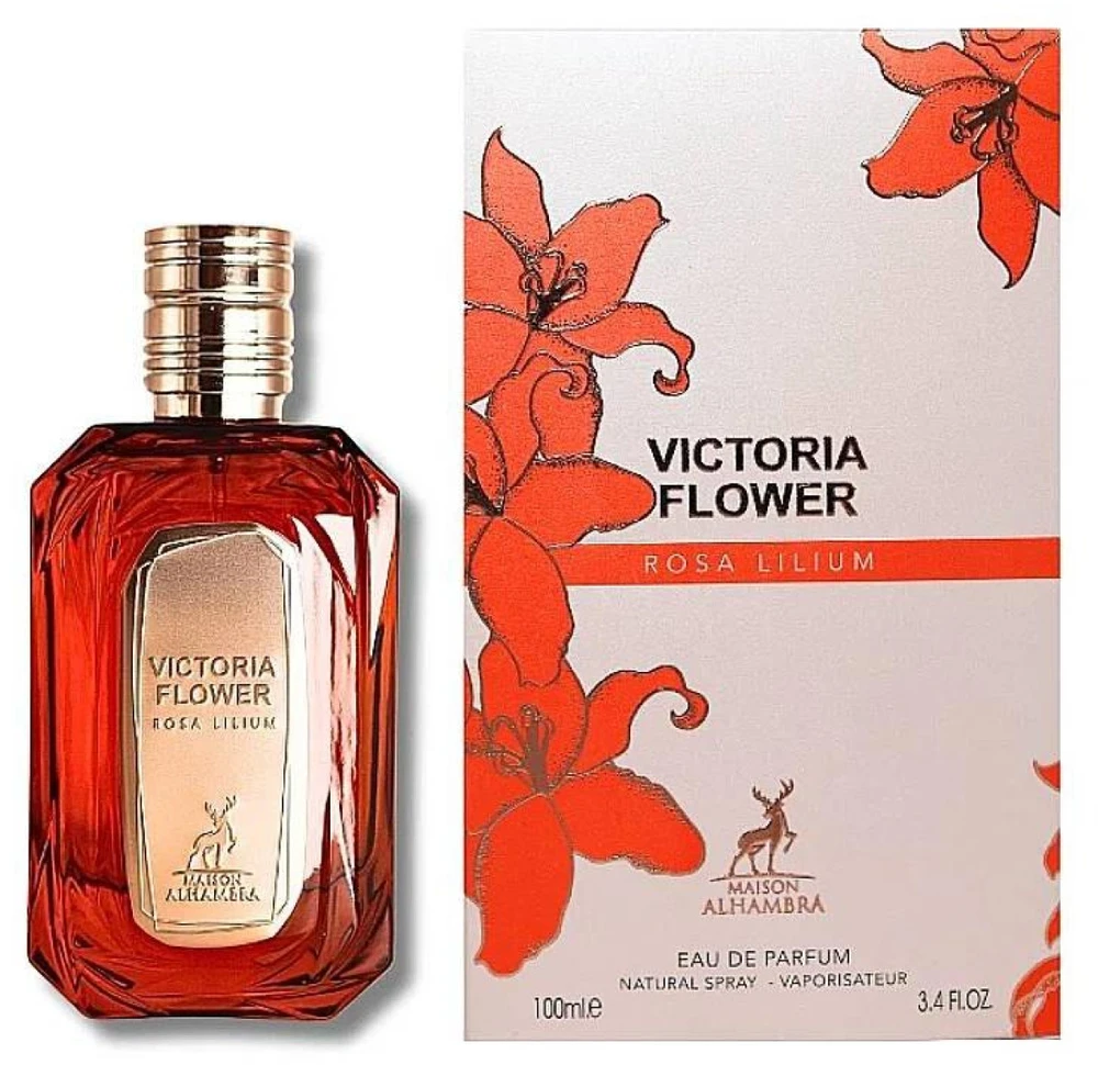 Maison Alhambra Victoria Flower Rosa Lilium EDP parfumuotas vanduo moterims, 100 ml