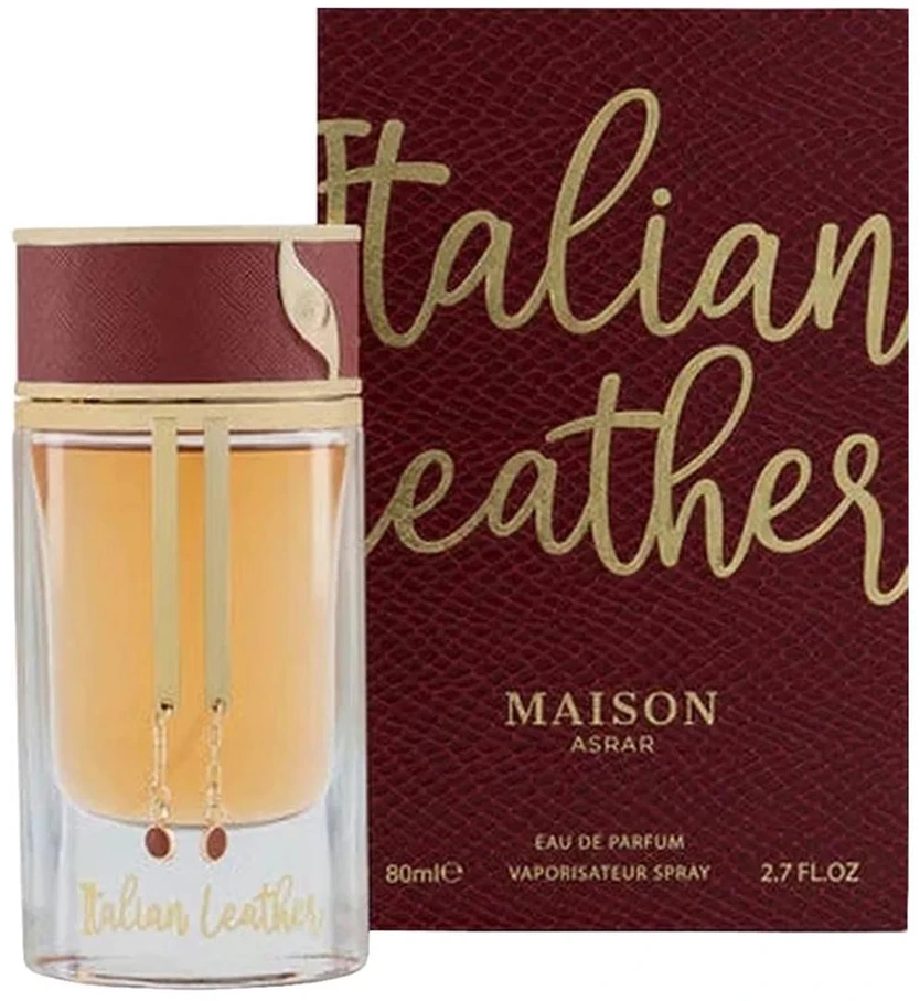 Maison Asrar Italian Leather EDP parfumuotas vanduo vyrams, 80 ml