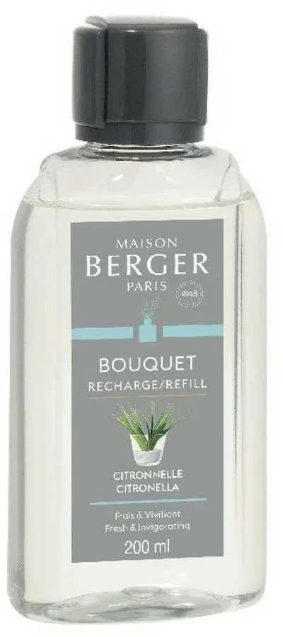 Maison Berger Paris Citronella difuzoriaus užpildas (Bouquet RechargeRefill) 200 ml