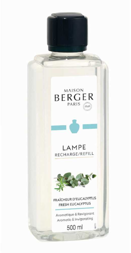 Maison Berger Paris Katalitinės lempos užpildas Fresh Eucalyptus Fresh Eucalyptus (Lampe RechargeRefill) 500 ml